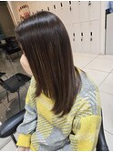 レイヤーカット ロングヘアー 韓国風