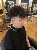 無造作スパイラルパーマ