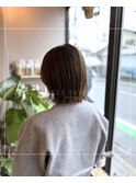 外ハネパッツンボブ/レイヤー