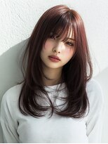 ダル 渋谷/表参道(DAL.)&nbsp;ボルドーカラー/艶カラー/レイヤーカット/顔周りレイヤー