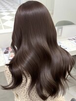 アイトーキョーエス 渋谷(AI TOKYO S)&nbsp;ブリーチなしダブルカラーヘーゼルブラウンミディアムレイヤー