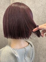 アリアヘアー(Aria hair) 【ボルドーカラー】【切りっぱなしボブ】
