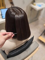 アンドットエス 銀座(and.S) 【髪質改善】縮毛矯正で叶う乾かすだけでまとまるナチュラルボブ