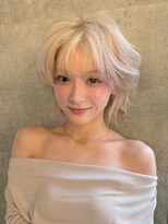 ロウル 池袋(LOWRL)&nbsp;溢れる透明感♪ "ホワイトブロンド"