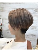 Coast.かりあげショート×ミルクティーアッシュ