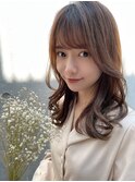 20代30代40代◎くびれヘア.前髪カット.顔まわりカット..ベージュ