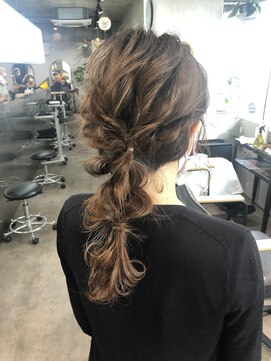 ゼスト クレス(ZEST Cres) 編みおろしアレンジ【立川 ZEST CRES 吉岡俊】