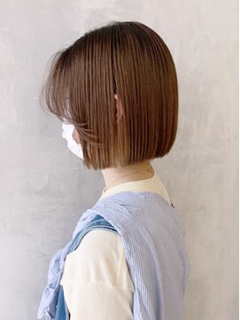 アイティーバイアルバム 松戸店(IT by ALBUM) ラインボブくびれヘアビタミンカラーメルティカラー_ba339582