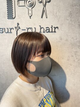 スリールヘアー(suri-ru hair) 伸ばしかけボブ
