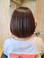 ヘアサロン フラット(hair salon flat)&nbsp;プロテスTR小顔ショートボブうるツヤストレート大人ノーブル