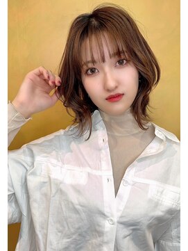 美容室 パルス 静岡鷹匠店(PALS) セミディ 髪質改善 外はね