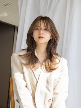 アフロート ギンザ(AFLOAT GINZA) 【白川】20代30代40代レイヤースタイル寒色系カラー23.2.4