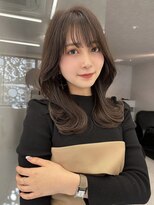 ロンド マーレ 天神大名店(Lond mare)&nbsp;韓国くびれヘア/フェミニンロング/韓国ヘア/チェリーブラウン