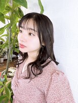 リタヘア(Re:ta Hair)&nbsp;セミロング × アッシュブラウン　担当：KANZO