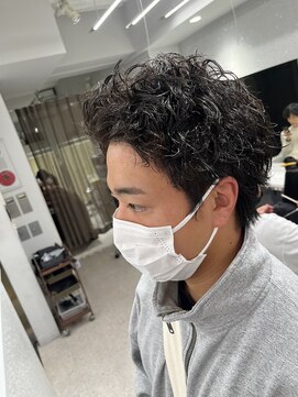 ノイズ キョウト(NOISM Kyoto) スパイキーショートパーマ