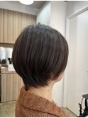 赤みを抑えたアッシュカラーショート☆