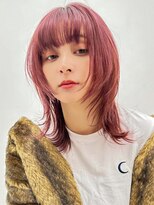 ラフィス ヘアールーチェ 樟葉店(La fith hair luce) 【La fith】レッドカシス×オシャレウルフ