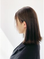 アテム 上安店(Atem)&nbsp;ナチュラルブラウン×切りっぱなしミディアムショート