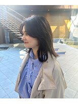 シティ(CITY) ブルーブラック カーテンバング 表参道