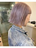 【habitt】ラベンダーカラー×タッセルボブ
