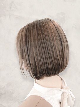 ヘアープロデュース ケー(HairProduceK) 大人美人イメチェン大人丸みボブこなれヘアアッシュベージュ