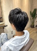 メンズショートウルフ
