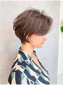 絶壁解消/大人可愛い/ひし形/小顔/30代40代◎ショートボブN