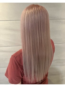 リー 京橋(Lee) 【Lee京橋】ロング×ピンクベージュ