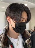 ニュアンスパーマセンターパートサイドパート韓国カルマパーマ