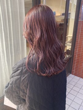 カウチ 板橋本町店(kauti) ブリーチなしピンクカラー