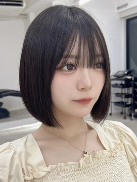 メルバイグラフ 梅田(mel by GRAFF) 【ミニボブ】ナチュラルボブ/ストレートボブ/ショートボブ