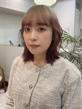 ミーム 原宿 表参道(meme) ダブルカラー/ハイトーンカラー/ケアブリーチ/インナーカラー