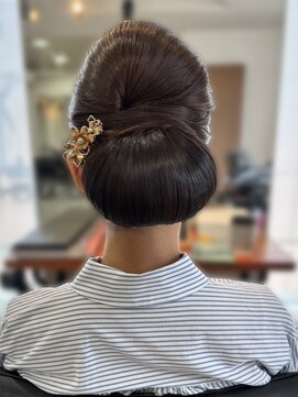 髪庵 結屋 和髪シニヨン