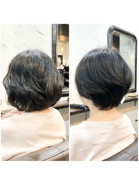 エトネ ヘアーサロン 仙台駅前(eTONe hair salon) 品を感じる大人ショートボブ