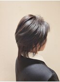 50代60代×ミディアムレイヤー×ポイントパーマ×イノアカラー