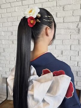 レーベン(Leben) #高めのポニーテールアレンジ