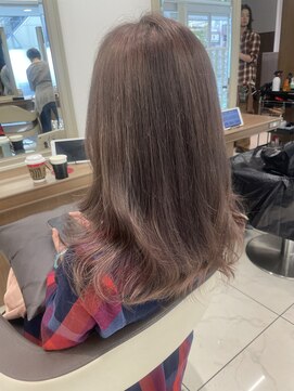 アッシュ 下北沢店(Ash) ブリーチありココアブラウンカラー