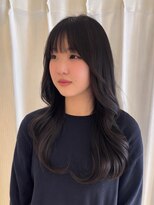 ヘアメイク シュシュ(Hair make chou chou) 韓国レイヤー コリアンブラック 艶カラー