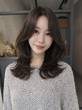 エトワ 中央店(etoi) 大分ハッシュカット韓国レイヤーカットミディアムレイヤー