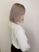 アーダーヘアサロン 武生店(ADER HAIR SALON) ホワイト前下がりボブ