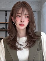 サロンドアイ(salon de i)&nbsp;艶感ロング × ピンクブラウン
