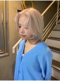 ブリーチ3回で叶う！ミルクホワイトベージュ
