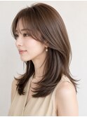 40代50代〇上品大人レイヤーカット表参道青山大人可愛い