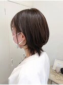 クラゲヘアーレイヤーたっぷりくびれショートウルフ