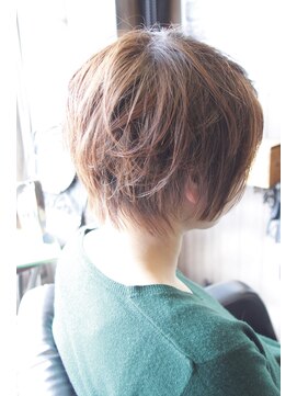 オーバーキャプテンネイキッド(OVER CAPTAIN NAKED) 骨格補正小顔ショート×春の新色モーヴ