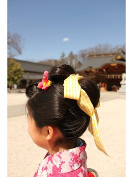 ロカット サロン(Roquat Salon) キッズヘア新日本髪ヘアセットアレンジ[ヘアアレンジ　立川]