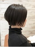 Coast.暗めカラー×ナチュラルグラデーションショートボブ