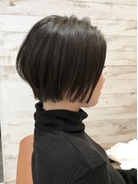 レンク(LENC)&nbsp;Coast.暗めカラー×ナチュラルグラデーションショートボブ