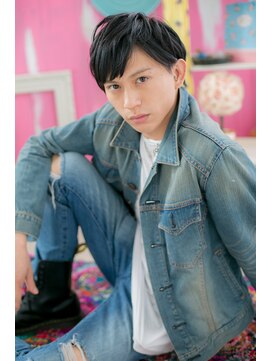 ミック 日暮里店(miq) 黒髪＆ツーブロックの男らしさショートb