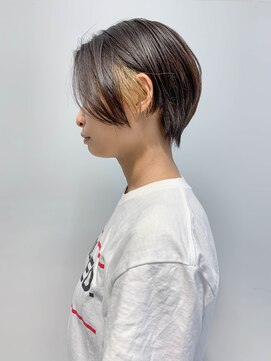 テトヘアー(teto hair) short (ハンサムショート、エッジショート、インナーカラー)